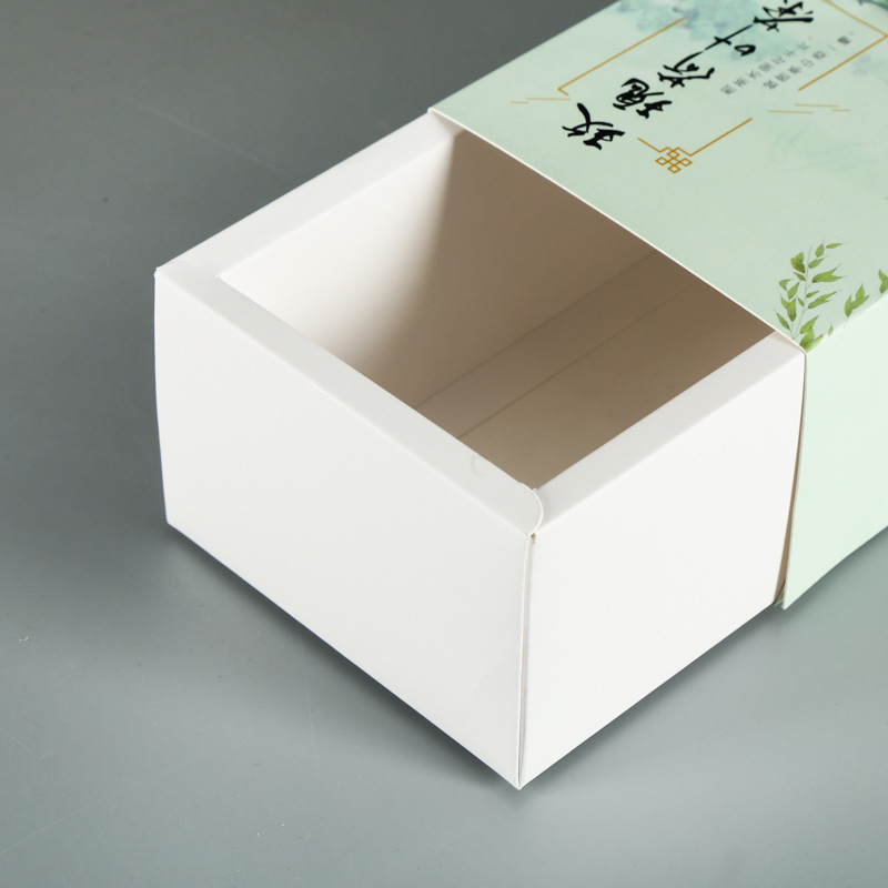 玫瑰荷叶茶抽屉式白卡纸包装盒厂家印刷定制