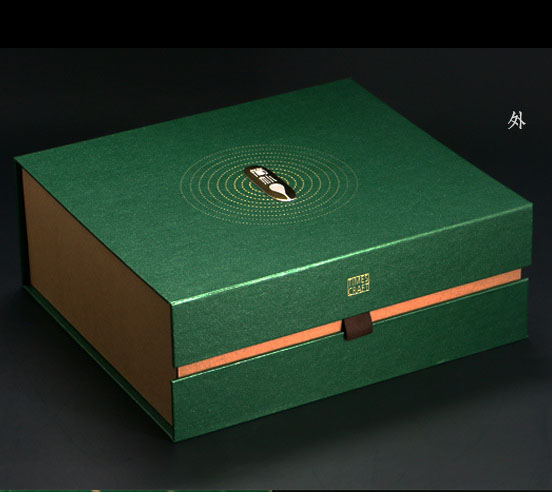 经典绿色茶叶包装盒